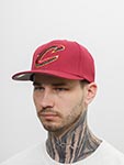 Бейсболка MITCHELL NESS арт. HHSS3257-CCAYYPPPDKRD Cleveland Cavaliers NBA (бордовый)
